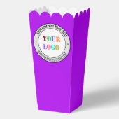 Custom Business Logo Tekst Popcorn Box Uw kleuren Bedankdoosjes (Voorkant)