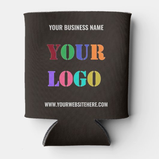 Custom Business Logo Tekst Promotionele Koelbox Blikjeskoeler (Voorkant)