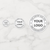 Custom Business Logo Text Company Party Confetti (Voorkanten)