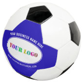 Custom Business Logo Text Voetbal Kies kleur (Drie kwart)