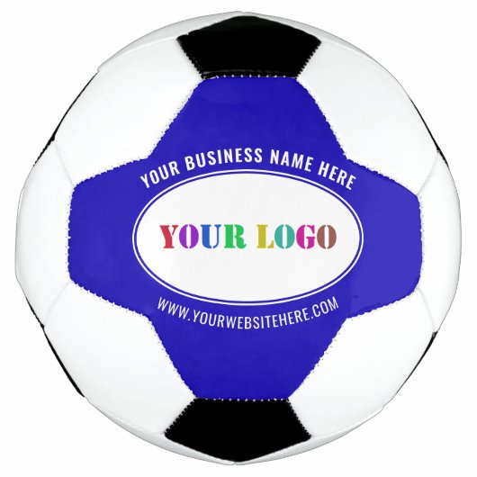 Custom Business Logo Text Voetbal Kies kleur (Voorkant)