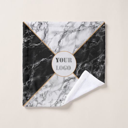 Custom Business Logo Uw bedrijf badhanddoek set Bad Handdoek (Wasdoekje)