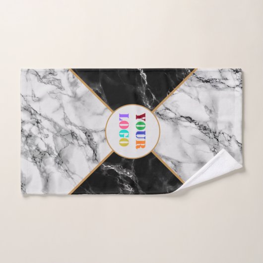 Custom Business Logo Uw bedrijf badhanddoek set Bad Handdoek (Handdoek)