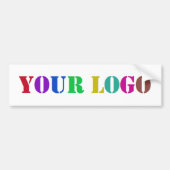 Custom Business Logo Uw bedrijf Bumpersticker (Voorkant)