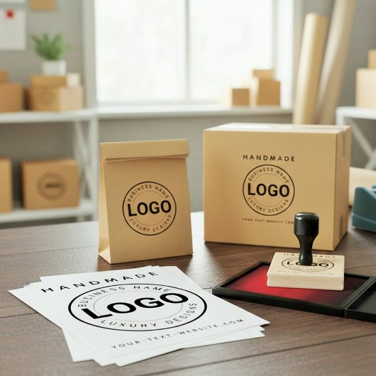 Custom Business Logo & Website | Handmade Brand Rubberstempel