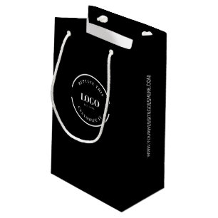 Custom Business LOGO website sjabloon zwart Klein Cadeauzakje