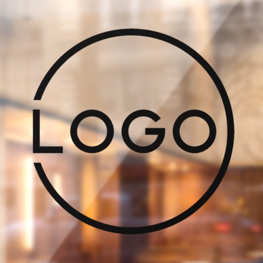 Custom Business Logo Window Cling Raamsticker (Vel 2)