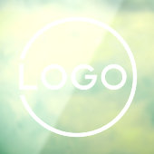 Custom Business Logo Window Cling Raamsticker (Vel 3)