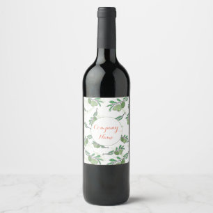 🍷 Custom Business Logo Wine Label – Professioneel Wijn Etiket
