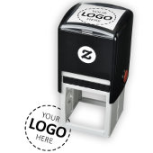 Custom Business Logo Zelfinktende Stempel