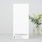 Custom Business Menu Company Promotionele (Staand voorkant)