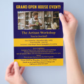 Custom Business Open House Flyer (Hand)