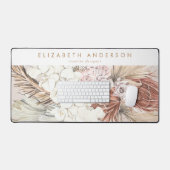 Custom Business Pampas Gras Bloemen Tropisch Bureaumat (Keyboard & Muis)