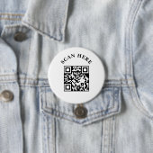 Custom Business QR Code Marketing Button (In situ)
