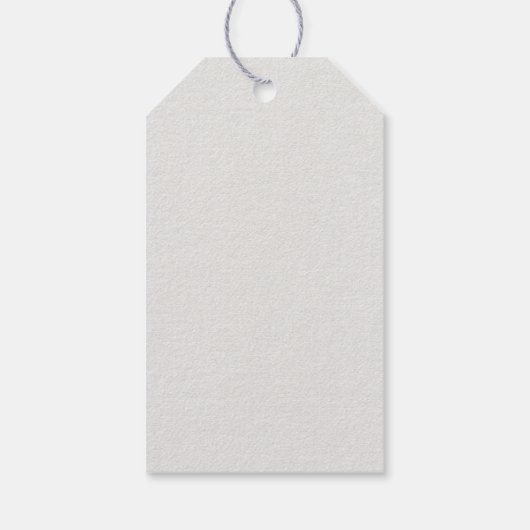 Custom Business Red Holiday Flower Bough Holiday Cadeaulabel (Achterkant)