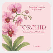 Custom Business Sticker for Orchid Handmade Soap (Devant)