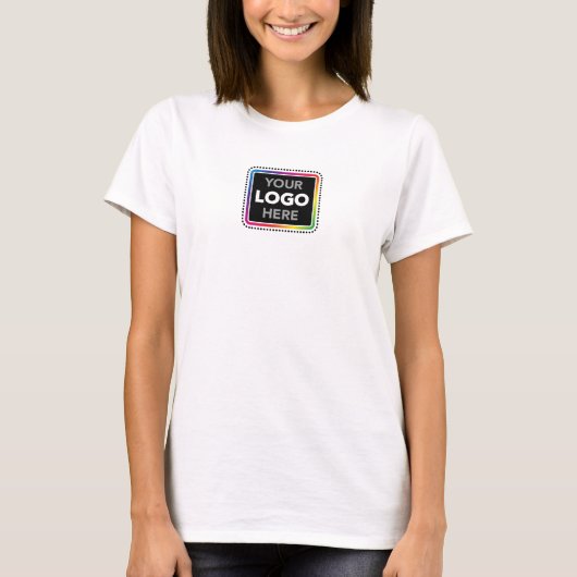 Custom Business T-Shirt with Front and Back Logo (Devant)