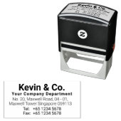 Custom Business Zelfinking Rubber Stamp Zelfinktende Stempel (In situ)