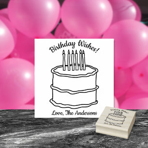 Custom Cake Speciale Wensen Rubberstempel