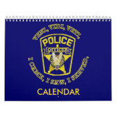 Custom Calendar voor politie en Sheriff Kalender (Hoes)