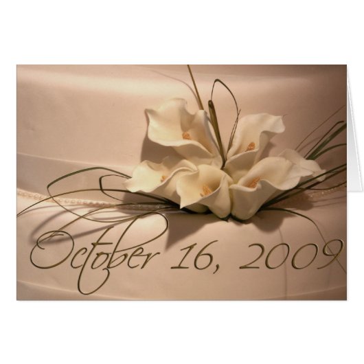 Custom Calla Lily Cake (Voorkant Horizontaal)