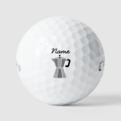 Custom Callaway golf balls with moka pot logo Golfballen (Voorkant)
