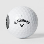 Custom Callaway golfballen met stalen bord ontwerp (Logo)