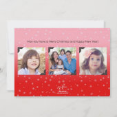 Custom Camera Holiday Kaart (Achterkant)