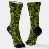 Custom camo whitetail crew socks sokken (Gebogen)