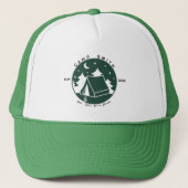 Custom Camp Bachelorette Hat, Personalized  Trucker Pet (Voorkant)