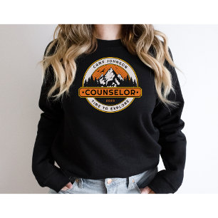 Custom Camp Counselor-Camping-grappig Trui