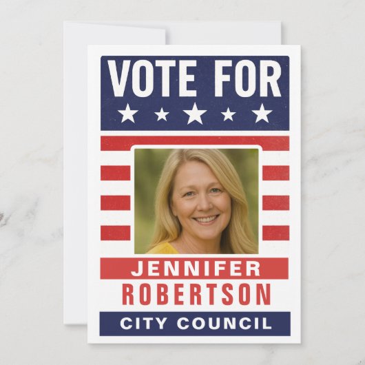 Custom Campaign Election Kaart (Voorkant)