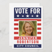 Custom Campaign Election Kaart (Voorkant / Achterkant)