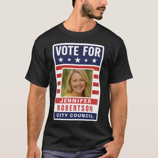 Custom Campaign Election T-shirt (Voorkant)