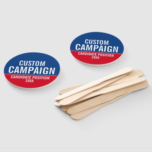 Custom Campaign Gear - Basic Red Blue Parade Handwaaier (Niet-gemonteerd)