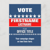 Custom Campaign Template Briefkaart (Voorkant)