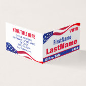 Custom Campaign Template Business Card Visitekaartjes (Buitenkant)