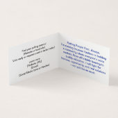 Custom Campaign Template Business Card Visitekaartjes (Binnen)