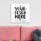 Custom Canvas Print from Your Photo (Insitu (Woonkamer))