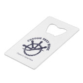 Custom Captain Boat Nautical Gift (Devant Angle)