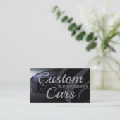 Custom car wrap business card visitekaartje (Staand voorkant)