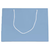 Custom Carolina Blue Gift Bag - Large, Glossy Large Cadeautasje (Voorkant)