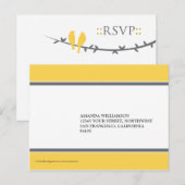 : custom : carte postale RSVP Inséparable (Devant / Derrière)