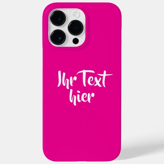 Custom Case-Mate iPhone 14 Pro Max Hüllen Mit Text Case (Achterkant)