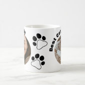 Custom Cat Lover Mug with 2 Photos & Names  (Centre)
