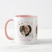 Custom Cat Lover Mug with 3 Photos | Personalized  (Gauche)