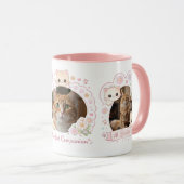 Custom Cat Lover Mug with 3 Photos | Personalized  Mok (Voorkant rechts)