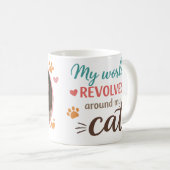 Custom Cat Lover Photo Mug  (Devant droit)