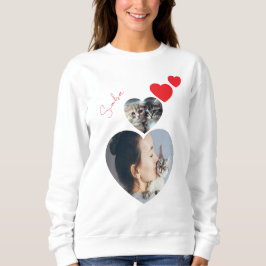 Custom Cat Lover Sweatshirt - Gepersonaliseerd Har