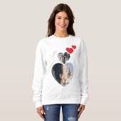 Custom Cat Lover Sweatshirt - Gepersonaliseerd Har (Voorkant volledig)